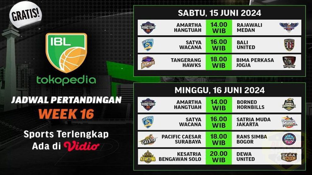 Aksi Basket Jadwal Pertandingan IBL