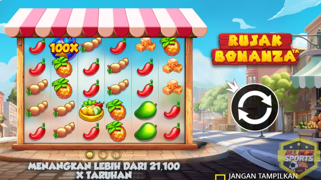 Rujak Bonanza Tema dan Grafik yang Menggugah Selera