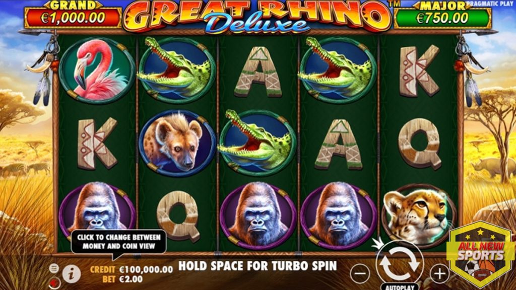 Serbu Sabana Afrika! Jejakkan Kaki di Slot Great Rhino Deluxe!