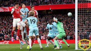 Arsenal Memimpin 1-0 Atas Burnley di Paruh Pertama